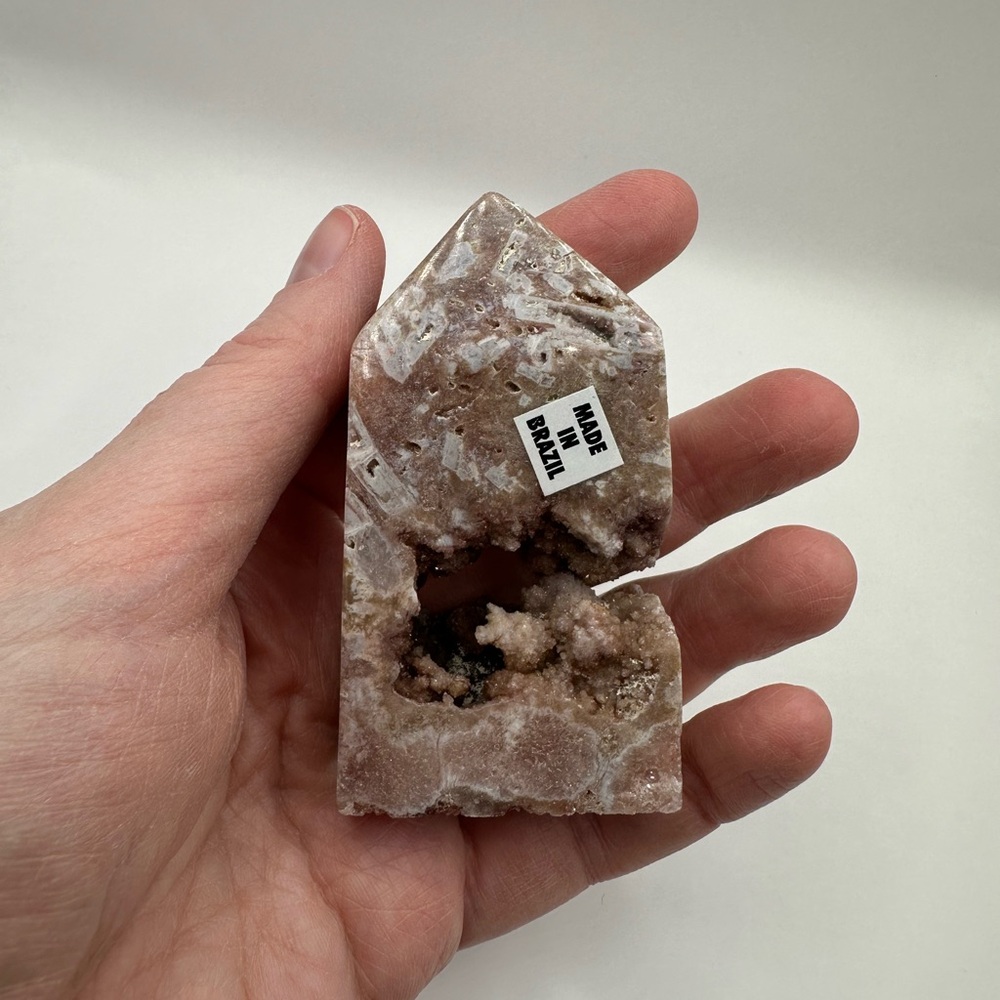 Pink Amethyst Druzy Tower